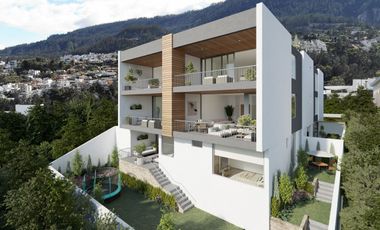 301 Cumbayá. Miravalle. Departamentos con patio y balcón. Departamento 3 Dormitorios 167,50 m  más balcón