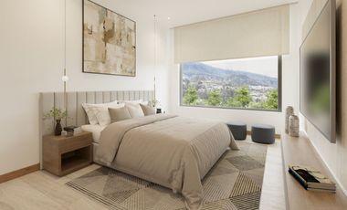 201 Cumbayá. Miravalle. Departamentos con patio y balcón. Departamento 3 Dormitorios 167,50 m  más balcón 25,80 m