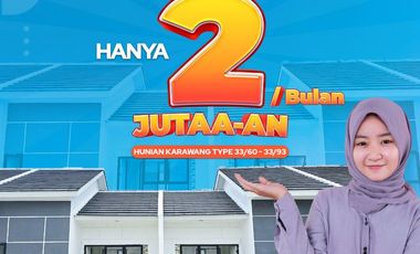 Rumah Kekinian Siap Huni 2,5 jut Sudah bisa Akad dekat Exit Tol Karawang Timur