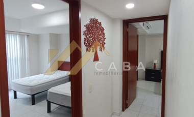 DEPARTAMENTO AMUEBLADO EN RENTA  A UNOS METROS DEL MAR