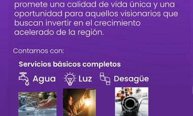 Urbanización Residencial CIUDAD DORADA LOTES EN HUARAL. PROYECTO EN PREVENTA con Título de Propiedad Independizado. INMOBILIARIA GRUPO CALDEXA