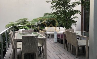 Departamento en Renta o Venta de PH en Polanco 3R/3.5B/3E - Amueblado - 200 m2