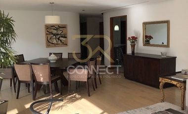 Departamento en Renta o Venta de PH en Polanco 3R/3.5B/3E - Amueblado - 200 m2