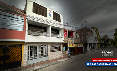Casa Frente A Parque - Urb Casuarinas (Ica Cercado)
