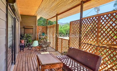 Leon Propiedades vende parcela con casa en sector Hornitos, Curacaví.