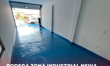 SE ARRIENDA BODEGA ZONA INDUSTRIAL NEIVA (HUI-COL)