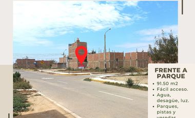 Venta Terreno en ESQUINA y FRENTE a PARQUE en La Ensenada III Chiclayo