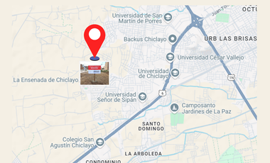 Venta Terreno en ESQUINA y FRENTE a PARQUE en La Ensenada III Chiclayo
