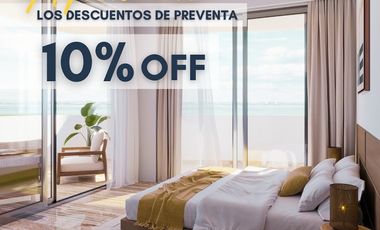PREVENTA EN CANCÚN Deptos 1 RECAMARA