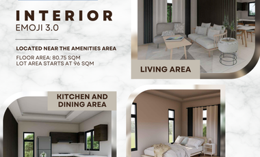 Single Attached Modern House in Fairway Village at the Lakeshore, Pampanga