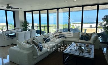ESPECTACULAR DEPARTAMENTO AMUEBLADO EN RENTA EN ALLURE PUERTO CANCÚN