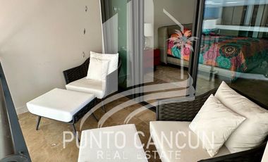 ESPECTACULAR DEPARTAMENTO AMUEBLADO EN RENTA EN ALLURE PUERTO CANCÚN