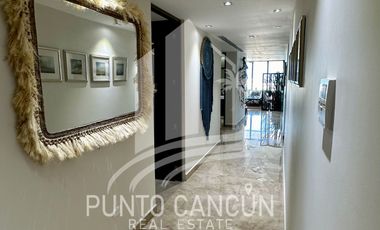 ESPECTACULAR DEPARTAMENTO AMUEBLADO EN RENTA EN ALLURE PUERTO CANCÚN