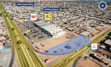 Se Renta terreno Comercial sobre Carretera Sta Isabel