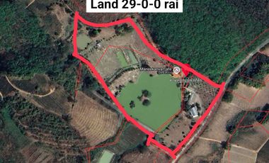 Land for sale, mountain view, riverside, Ban Doi Hang, Doi Hang, Chiang Rai