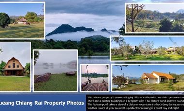 Land for sale, mountain view, riverside, Ban Doi Hang, Doi Hang, Chiang Rai