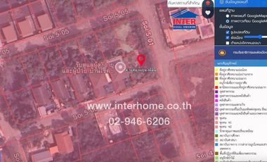 Vacant land 104.6 sq.w. Vacant land near Mahachai Muang Mai fresh market, Soi 5-06, Rama 2 Road, Ekachai Road, Mueang Samut Sakhon, Samut Sakhon