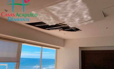 Vive el lujo frente al mar: departamento renovado con acceso directo a la playa en Playa Diamante