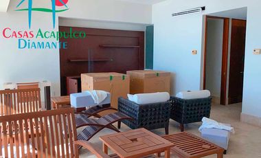 Vive el lujo frente al mar: departamento renovado con acceso directo a la playa en Playa Diamante