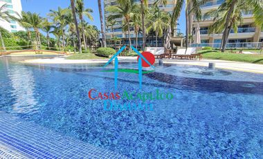 Vive el lujo frente al mar: departamento renovado con acceso directo a la playa en Playa Diamante
