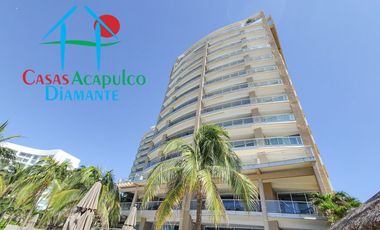 Vive el lujo frente al mar: departamento renovado con acceso directo a la playa en Playa Diamante