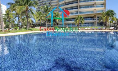 Vive el lujo frente al mar: departamento renovado con acceso directo a la playa en Playa Diamante