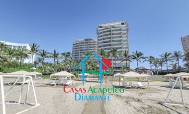 Vive el lujo frente al mar: departamento renovado con acceso directo a la playa en Playa Diamante