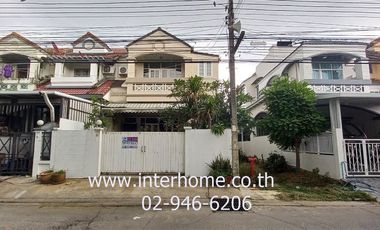 2-storey townhouse, 32 sq m., Nanthana Garden Village, Rangsit-Bang Phun, Soi Ban Klang 2/2, Rangsit-Pathum Thani Road, Tiwanon Road, Mueang Pathum Th