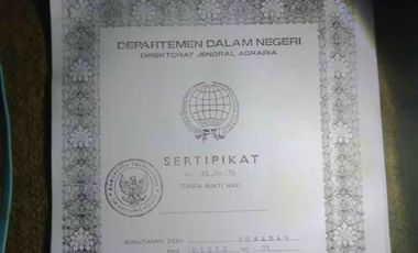 Dijual Cepat Tanah Bonus Rumah Strategis Daerah Pekalongan Selatan,Pekalongan