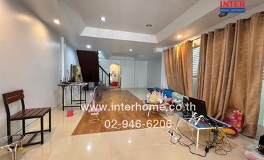 2-storey townhouse, 21.2 sq.w., Phra Pin Village 3, Bang Yai, near Phra Pin 3 Market, Phra Pin Village Soi 3, Soi 13, Kanchanaphisek Road, Bang Yai, N
