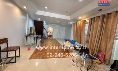 2-storey townhouse, 21.2 sq.w., Phra Pin Village 3, Bang Yai, near Phra Pin 3 Market, Phra Pin Village Soi 3, Soi 13, Kanchanaphisek Road, Bang Yai, N