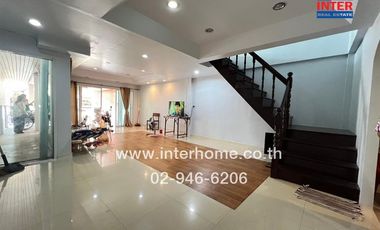 2-storey townhouse, 21.2 sq.w., Phra Pin Village 3, Bang Yai, near Phra Pin 3 Market, Phra Pin Village Soi 3, Soi 13, Kanchanaphisek Road, Bang Yai, N