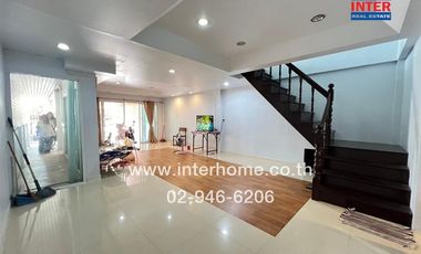 2-storey townhouse, 21.2 sq.w., Phra Pin Village 3, Bang Yai, near Phra Pin 3 Market, Phra Pin Village Soi 3, Soi 13, Kanchanaphisek Road, Bang Yai, N