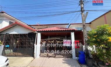 2-storey townhouse, 21.2 sq.w., Phra Pin Village 3, Bang Yai, near Phra Pin 3 Market, Phra Pin Village Soi 3, Soi 13, Kanchanaphisek Road, Bang Yai, N