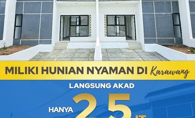 PURI EPICENTRUM KARAWANG HUNIAN 1 LANTAI MURAH SIAP HUNI