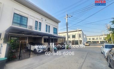 2-storey townhouse, 18.7 sq m, Newberry Village, Kanchanaphisek-Pinklao, near Central Westgate, Soi Thesaban 7/1, Soi Kantana, Bang Yai, Nonthaburi