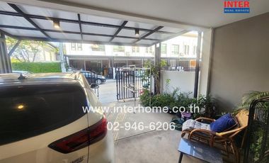 2-storey townhouse, 18.7 sq m, Newberry Village, Kanchanaphisek-Pinklao, near Central Westgate, Soi Thesaban 7/1, Soi Kantana, Bang Yai, Nonthaburi