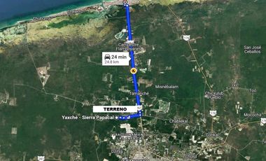 Terreno en venta en Komchén, al norte de Mérida, Yucatán.