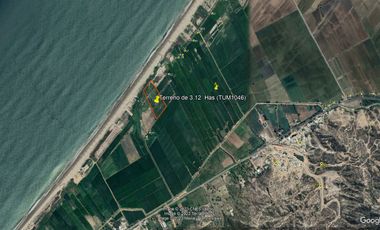 Terreno en Playa Hermosa, Tumbes de 3.12 has