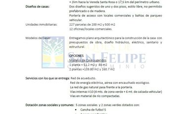 LOTE EN PARCELACION SAN FELIPE