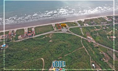 En venta: Lote frente al mar en Canoa, Manabi