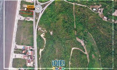 En venta: Lote frente al mar en Canoa, Manabi