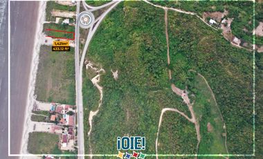 En venta: Lote frente al mar en Canoa, Manabi