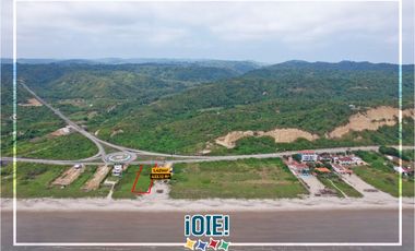 En venta: Lote frente al mar en Canoa, Manabi