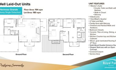 Pre-selling House & Lot for Sale in Royal Palms, Biking, Dauis, Panglao Island, Bohol