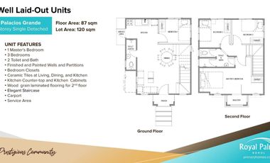 Pre-selling House & Lot for Sale in Royal Palms, Biking, Dauis, Panglao Island, Bohol