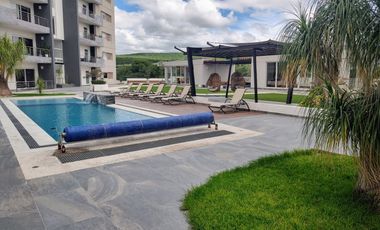 CUMBRES DEL LAGO JURIQUILLA DEPARTAMENTO DE LUJO AMUEBLADO EN PLANTA BAJA 2 RECAMARAS