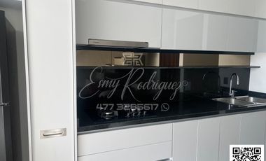 DEPARTAMENTO EN RENTA, León,Gto; NYMPHE, AMUEBLADO, LOFT DE 2 PISOS, 1 REC, DE LUJO