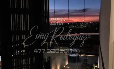 DEPARTAMENTO EN RENTA, León,Gto; NYMPHE, AMUEBLADO, LOFT DE 2 PISOS, 1 REC, DE LUJO