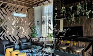 DEPARTAMENTO EN RENTA, León,Gto; NYMPHE, AMUEBLADO, LOFT DE 2 PISOS, 1 REC, DE LUJO